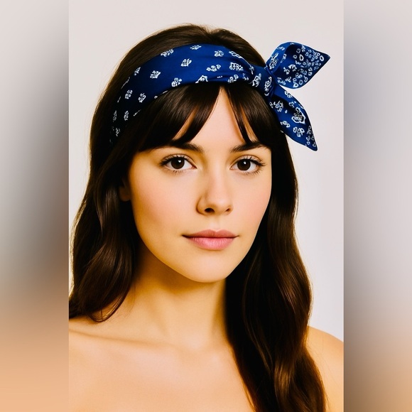 Women’s Multi-Color Paisley Bow Headband – Bosimi Style - Picture 8 of 8